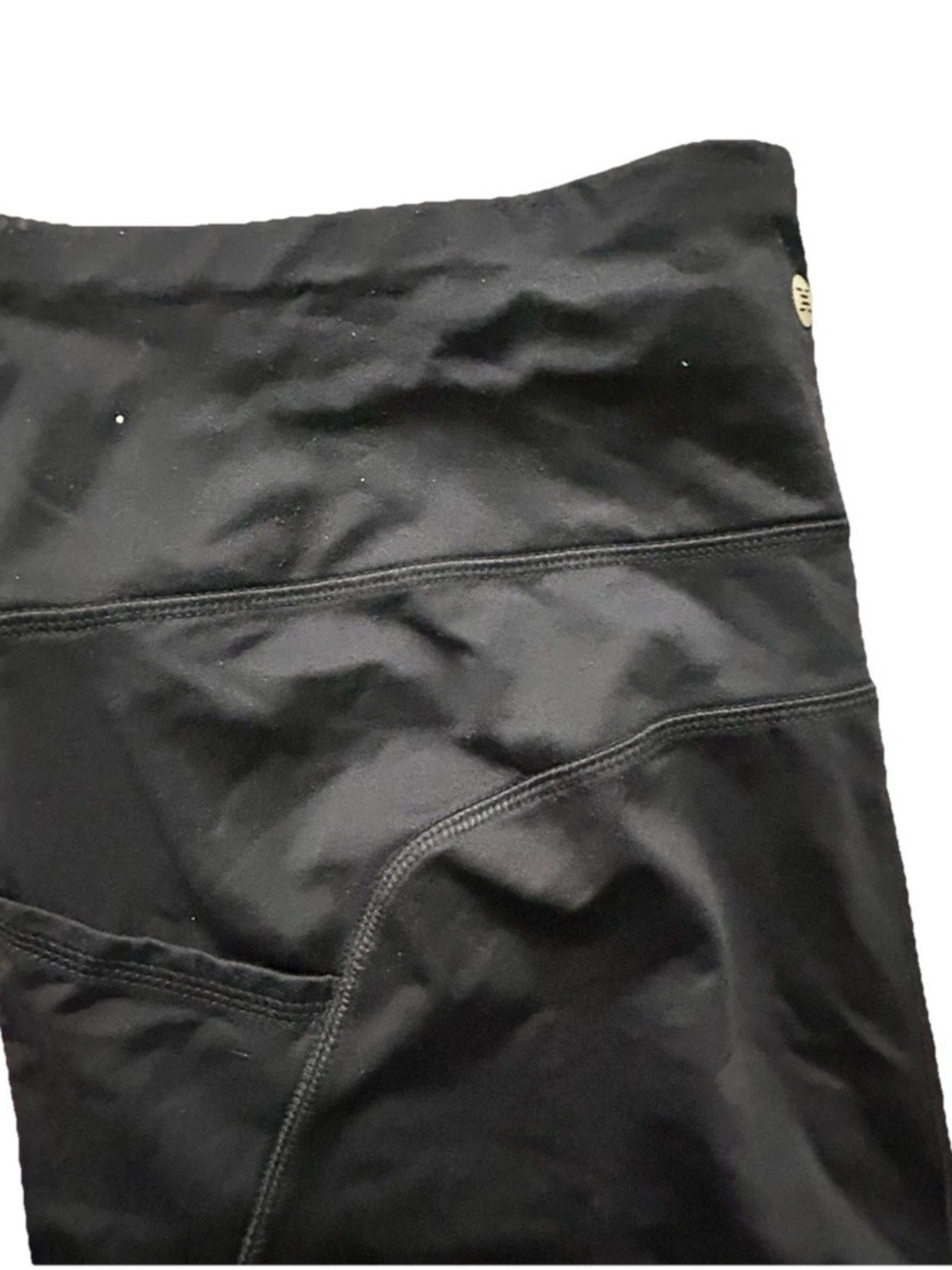 Women’s Reebok Navy Blue Fleece Lined Leggings Size XL - Picture 2 of 4